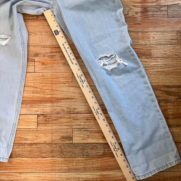 Levi’s Low Pro Straight Light Wash Denim Blue Jeans - Picture 7 of 7